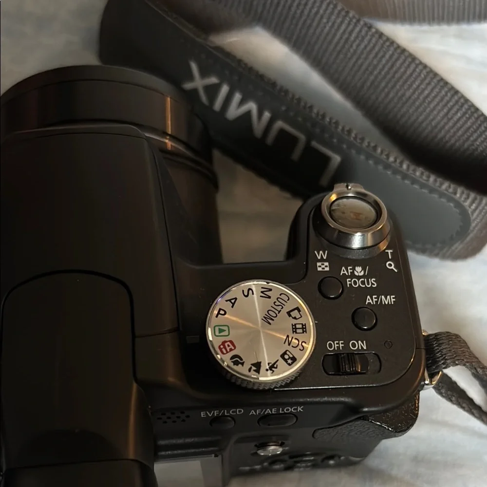 Panasonic Black Digital Camera with extra batteries and 16GB memory card